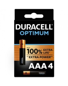 DURACELL Batt Optimum AAA 4 Stk