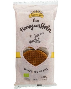 LEIBUNDGUT Honigwaffeln Bio Btl 175 g