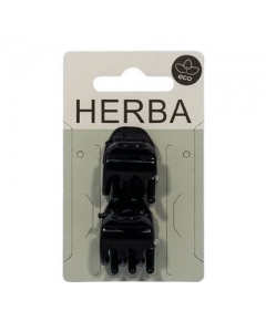 HERBA ECOFRIENDLY KLAMMER 2.2CM SCHWARZ