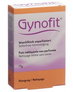 GYNOFIT Waschstück unparfümiert 75 g