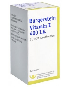 BURGERSTEIN VITAMIN E WEICHKAPS 400 IE D